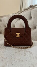 ⁦Chanel Mini Kelly Dark Brown⁩ - الصورة ⁦3⁩