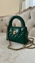 ⁦Chanel Mini Kelly Dark Green⁩ - الصورة ⁦2⁩