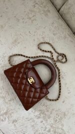 Chanel Mini Kelly Dark Brown