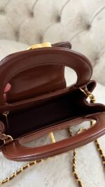 ⁦Chanel Mini Kelly Dark Brown⁩ - الصورة ⁦2⁩