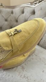 ⁦Loro Piana Summer Walk Yellow Babouch⁩ - الصورة ⁦2⁩