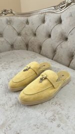 Loro Piana Summer Walk Yellow Babouch