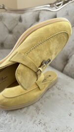 ⁦Loro Piana Summer Walk Yellow Babouch⁩ - الصورة ⁦4⁩
