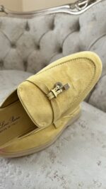 ⁦Loro Piana Summer Walk Yellow Babouch⁩ - الصورة ⁦3⁩